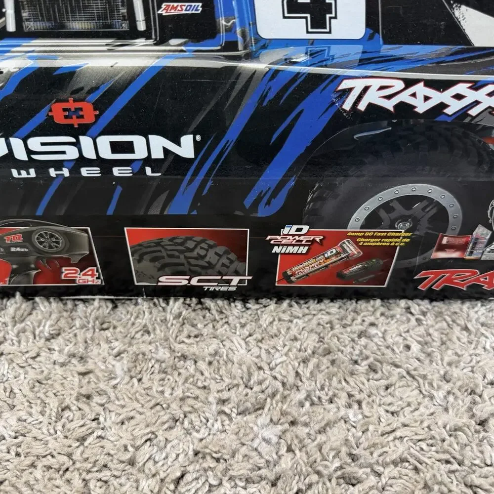 Traxxas Slash 2WD Short Course RC Truck Vision Wheel 2.4GHz RTR w/ Box Extras
